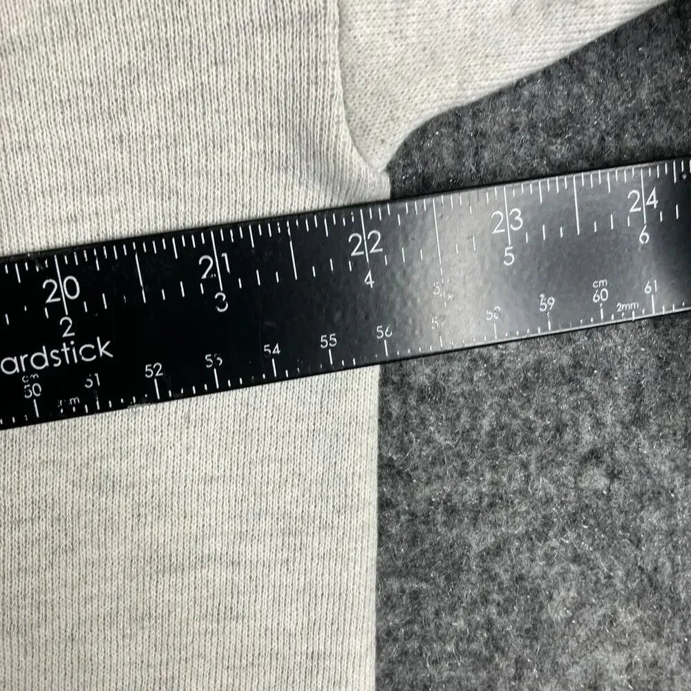 American Knitwear Sweatshirt Mens XL Gray DC Graphic Crewneck Paint Stains‎